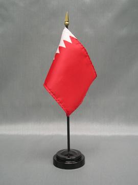 Bahrain Stick Flag - 4 x 6 in