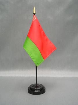Belarus Stick Flag - 4 x 6 in