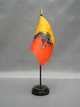 Bhutan Stick Flag - 4 x 6 in (bases sold separately)