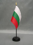 Bulgaria Stick Flag - 4 x 6 in (bases sold separately)