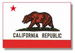 California Stick Flag - Nylon - 12 x 18 in