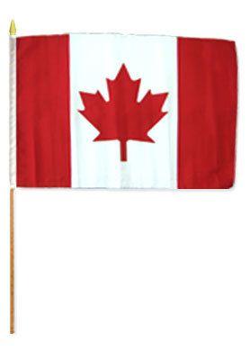  Quality Standard Flags STIBred Red Stick Flags, 12 by