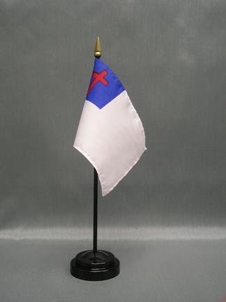 Christian Stick Flag - Rayon