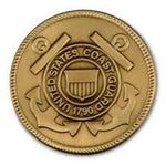 Coast Guard Medallion - Brass