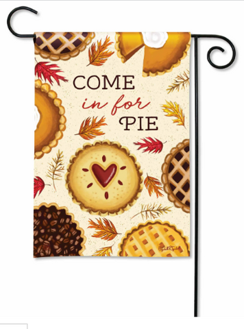 Come in for Pie BreezeArt® Flag - 12.5 x 18 in
