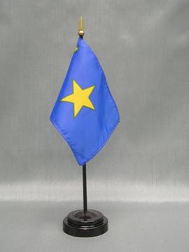 Democratic Rep Congo Stick Flag - 4 x 6 in (bases sold separately)