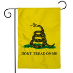 Gadsden Don't Tread on Me Flag - appliqued/embroidered - 12.5 x 18 in