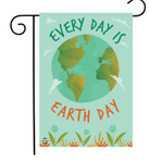 Every Day is Earth Day Flag - 12.5 x 18 in D/S
