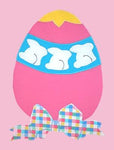 Easter Egg Flag on Pink - 12 x 18 in