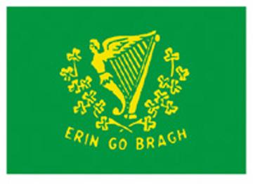 Erin Go Bragh Flag - Indoor Fringed - 3 x 5 ft