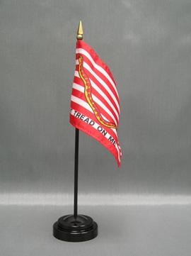 First Navy Jack Stick Flag - 4 x 6 in (bases sold separately)