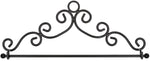 Mini Wall Holder with scroll for garden flags