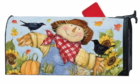 Garden Scarecrow MailWraps® Mailbox Cover