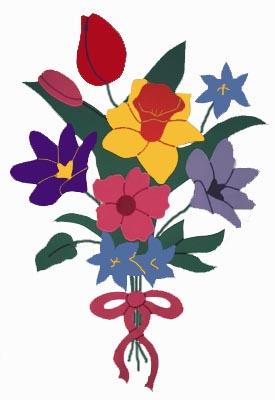 Floral Bouquet Flag