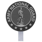 Grave Marker - Nat'l Guard - Aluminum with Vinyl