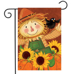 Happy Scarecrow Flag - 12.5 x 18 in