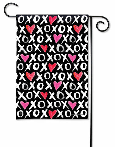 Hearts, Hugs and Kisses BreezeArt® Flag - 12.5 x 18 in
