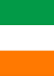 Ireland Flag - printed poly - 12.5 x 18 in
