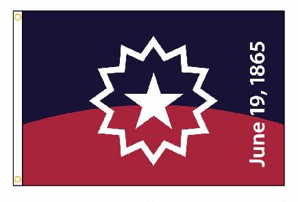 Juneteenth Flag - Nylon with Grommets