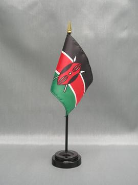 Kenya Stick Flag - 4 x 6 in (bases sold separately)