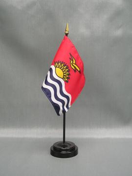 Kirabati Stick Flag - 4 x 6 in (bases sold separately)