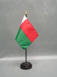 Madagascar Stick Flag - 4 x 6 in (bases sold separately)
