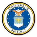 Magnet - USAF - US Air Force - 5 in circle