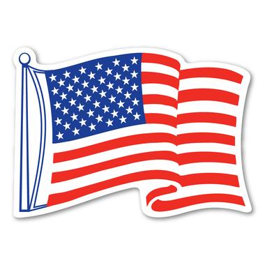Magnet - US Flag - waving