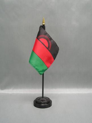 Malawi Stick Flag - 4 x 6 in (bases sold separately)