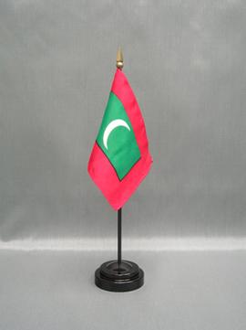 Maldives Stick Flag - 4 x 6 in (bases sold separately)