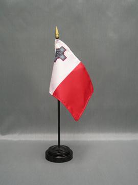 Malta Stick Flag - 4 x 6 in (bases sold separately)