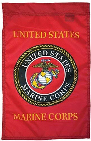 Marine Corps Garden Flag - Nylon - 12 x 18 in