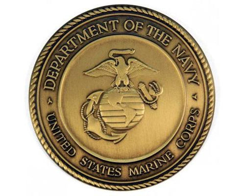 Marine Corps Medallion - Brass