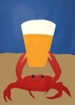 Maryland Crab with Beer - 3 x 4.5 ft