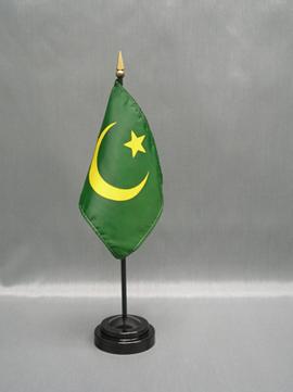 Islamic Rep of Mauritania Stick Flag - 4 x 6 in (bases sold separately)