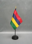 Mauritius Stick Flag - 4 x 6 in (bases sold separately)