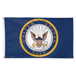 Navy Flag - Poly Deluxe with Grommets - 3 x 5 ft