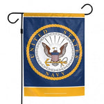 Navy Garden Flag - Poly - 12.5 x 18 in