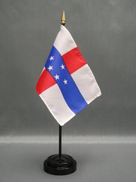 Netherlands Antilles Stick Flag - 4 x 6 in