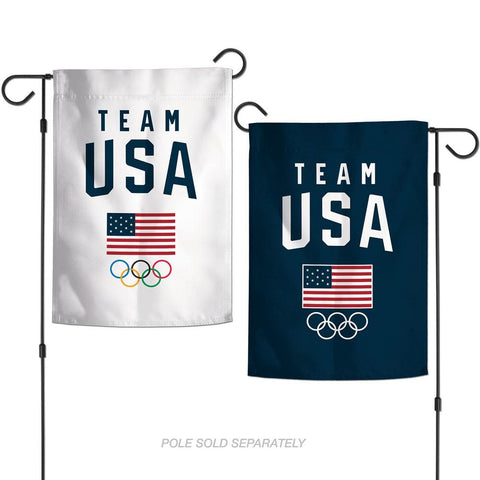 Olympic Team USA - Garden Flag 12.5x18 in - Double-sided
