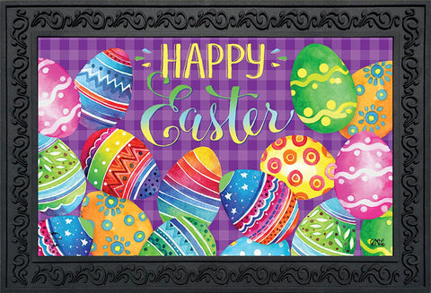 Painted Easter Eggs Mat - 18 x 30 in