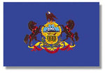 Pennsylvania State Flag - Nylon with Roped Heading - 8 x 12 ft