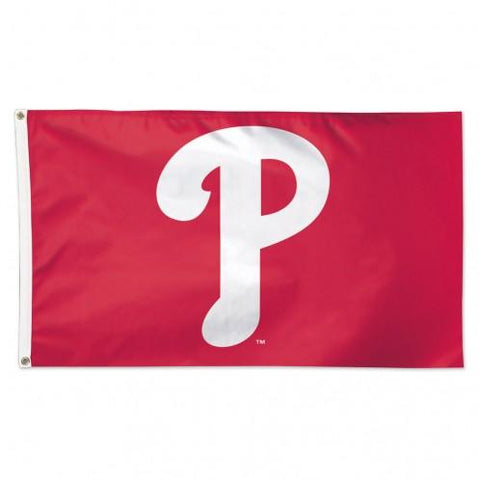 Phillies - 3 x 5 ft Deluxe Flag - "P"
