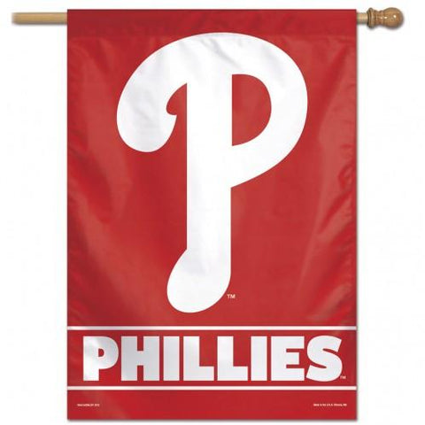 Phillies - 28 x 40 in Vertical Banner Flag - Phillies
