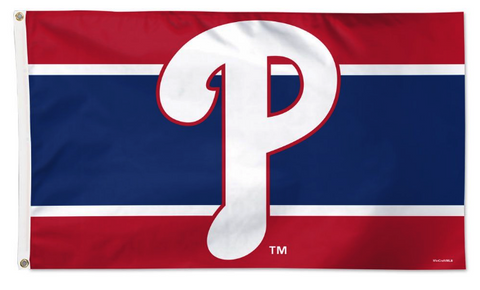 Phillies - 3 x 5 ft Deluxe Flag - Red White & Blue Stripes - available approx 11/3