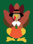 Calico Turkey Flag on Hunter - 3 x 4.5 ft