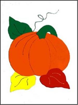 Pumpkin Patch Flag on Off White - 12 x 18 in
