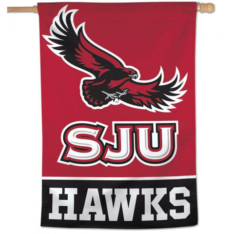 St Joe's Univ - 28 x 40 in Vertical Banner Flag
