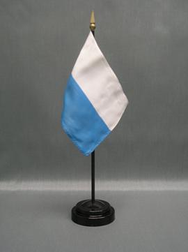 San Marino (no seal) Stick Flag - 4 x 6 in