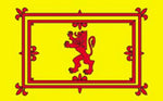 Scotland with Lion Flag - Indoor Fringed - 2 x 3 ft